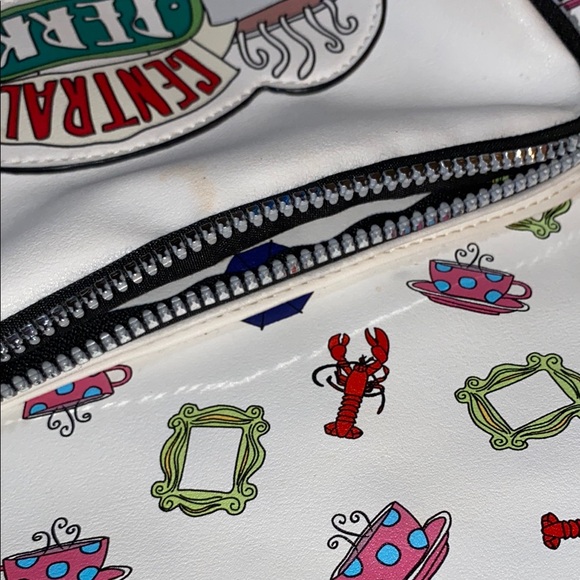 FRIENDS White and Red Backpack with Iconic Design-rare! - Picture 5 of 7